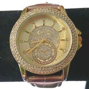 ROCAWEAR Women's Bling Stainless Steel Water Resistant Watch